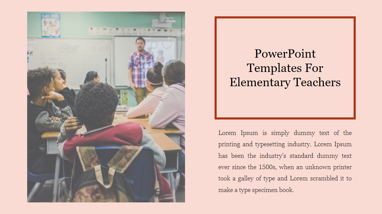 Creative PowerPoint Templates For Elementary Teachers Slide